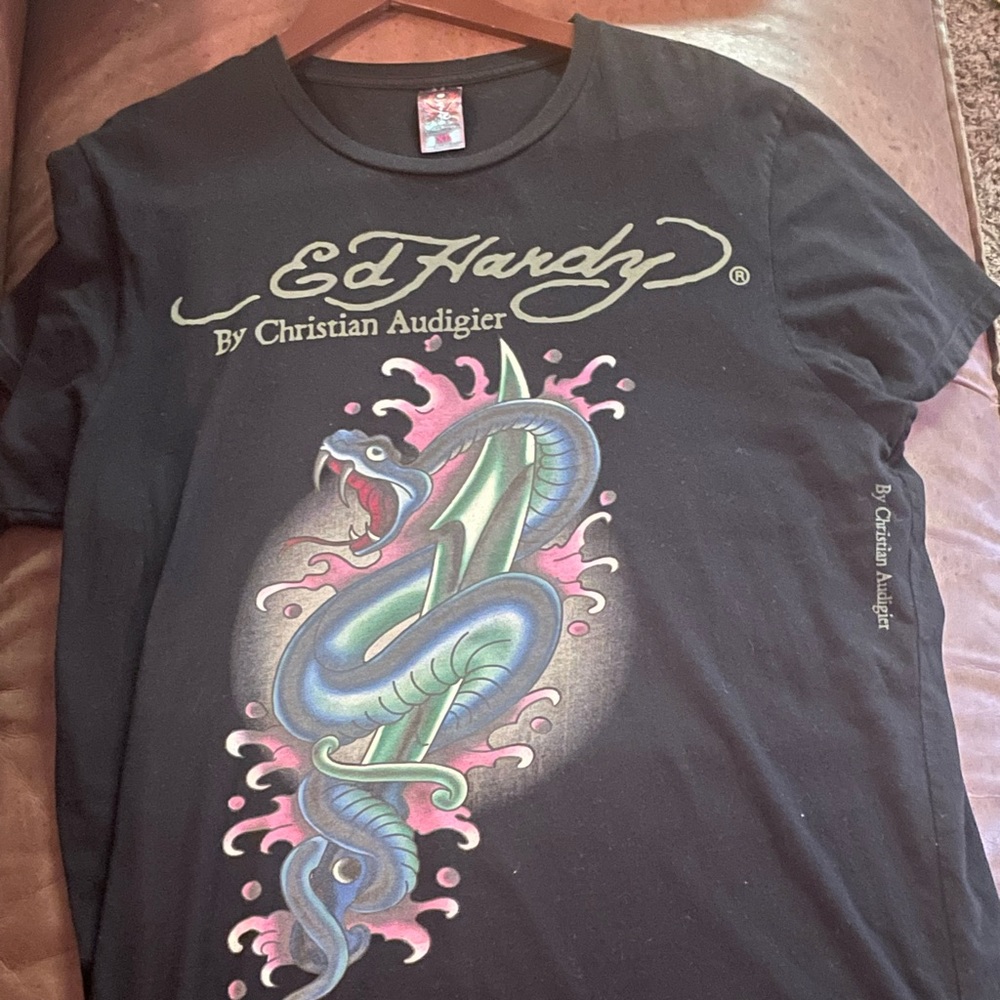 Ed Hardy Snake and Dagger T-Shirt